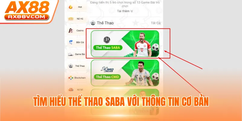 Tìm hiểu thể thao SABA với thông tin cơ bản
