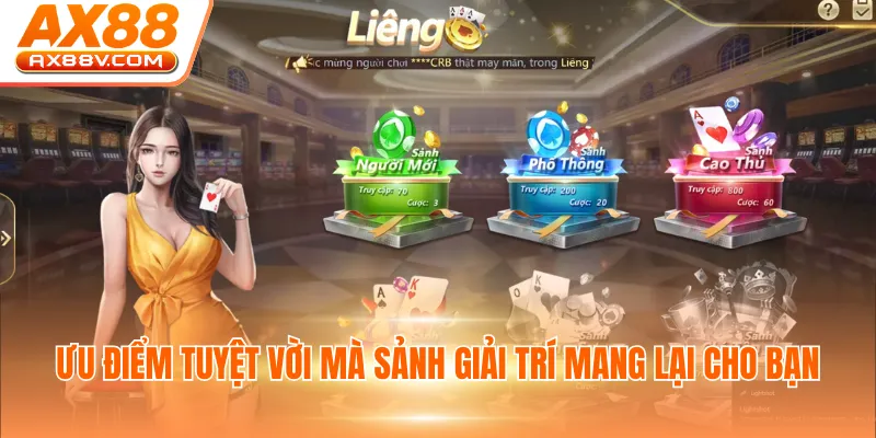 Ưu điểm tuyệt vời mà sảnh giải trí mang lại cho bạn